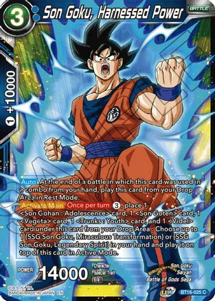 Son Goku, poder aprovechado [BT16-025] 