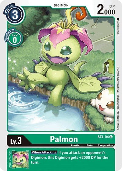 Palmon (Starter Deck 04: Giga Green) Near Mint - Nick Nack's Full Frontal Attack