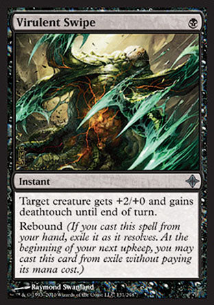 Virulent Swipe (Rise of the Eldrazi) Light Play