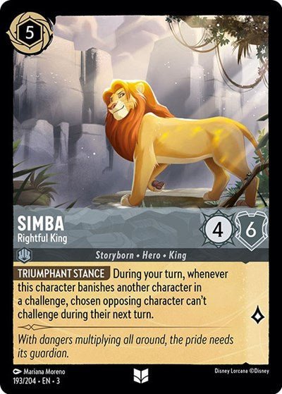 Simba - Rightful King (Into the Inklands) Near Mint - Nick Nack's Full Frontal Attack