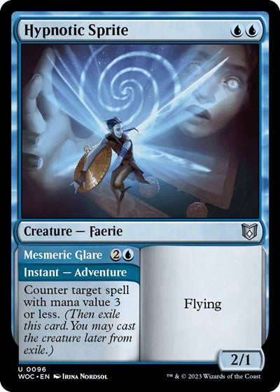 Hypnotic Sprite (Commander: Wilds of Eldraine) Near Mint