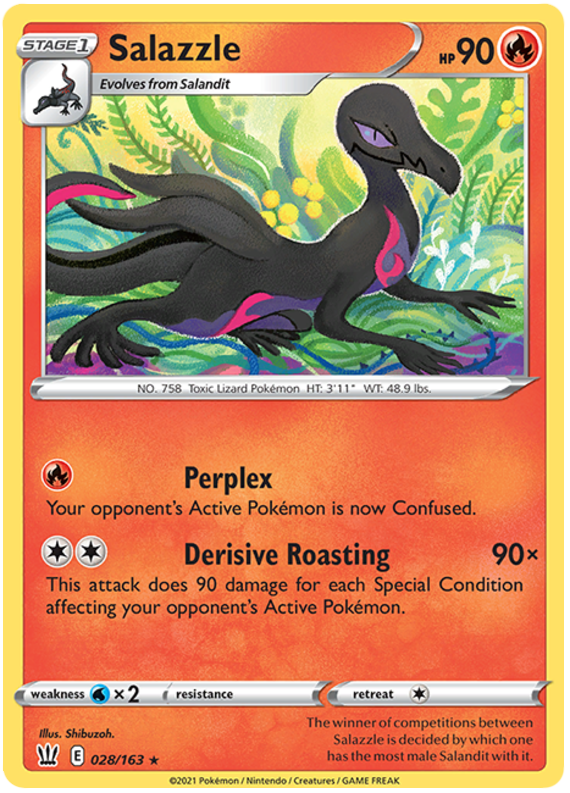 Salazzle (028/163) [Sword & Shield: Battle Styles]