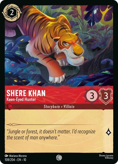 Shere Khan - Keen - Eyed Hunter (Whispers in the Well) Near Mint - Nick Nack's Full Frontal Attack