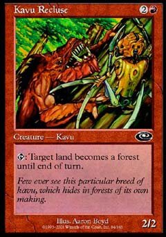 Kavu Recluse (Planeshift) Light Play Foil - Nick Nack's Full Frontal Attack