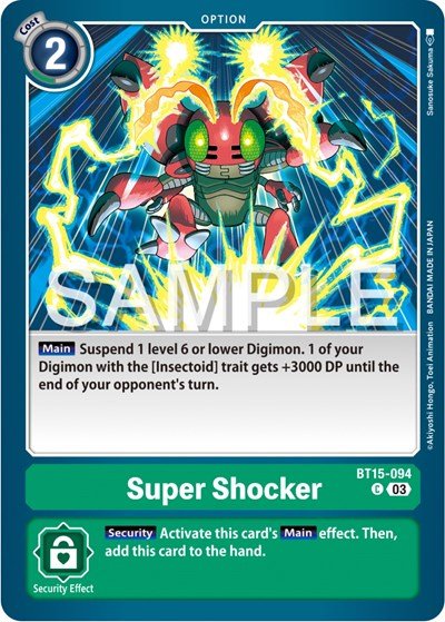 Super Shocker (Exceed Apocalypse) Near Mint - Nick Nack's Full Frontal Attack