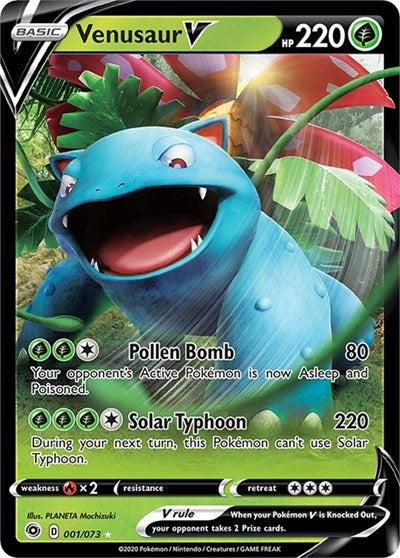 Venusaur V (Champion's Path) Near Mint Holofoil