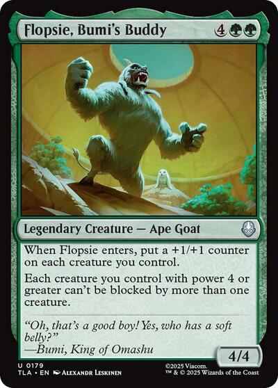 Flopsie, Bumi's Buddy (Avatar: The Last Airbender) Near Mint - Nick Nack's Full Frontal Attack