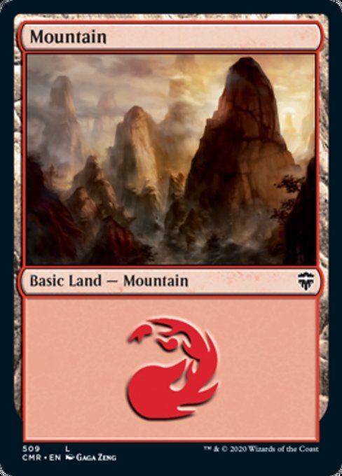Mountain (509) (Commander 2020 Commander Legends) Near Mint - Nick Nack's Full Frontal Attack