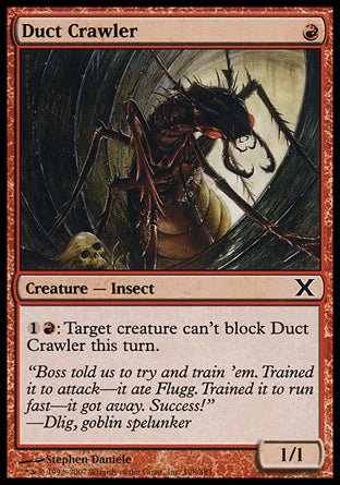 Duct Crawler (10th Edition) Light Play - Nick Nack's Full Frontal Attack