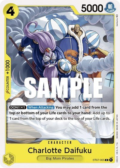 Charlotte Daifuku (Starter Deck 7: Big Mom Pirates) Near Mint - Nick Nack's Full Frontal Attack