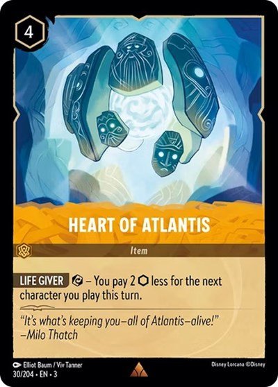 Heart of Atlantis (Into the Inklands) Near Mint - Nick Nack's Full Frontal Attack