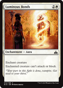 Luminous Bonds (Rivals of Ixalan) Near Mint - Nick Nack's Full Frontal Attack