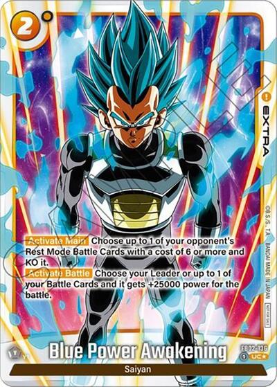 Blue Power Awakening FB02-136 (Tournament Pack -Winner- 02) (Tournament and Championship Promos) Near Mint Holofoil