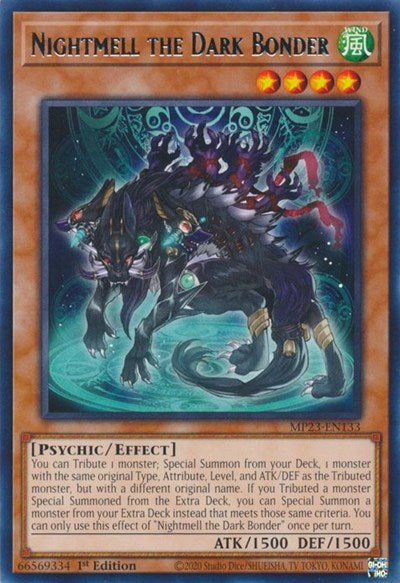 Nightmell the Dark Bonder (25th Anniversary Tin: Dueling Heroes Mega Pack) Light Play 1st Edition