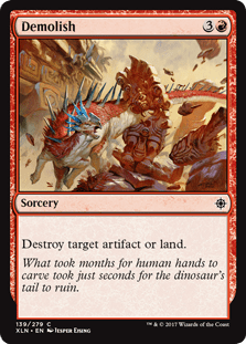 Demolish (Ixalan) Near Mint - Nick Nack's Full Frontal Attack