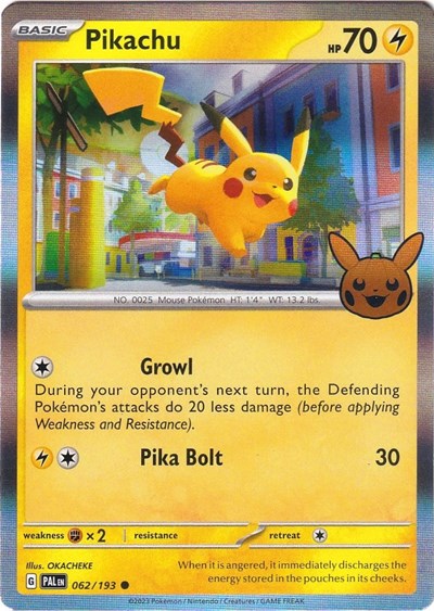 Pikachu (Trick or Trade BOOster Bundle 2023) Near Mint Holofoil