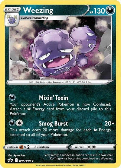 Weezing (SWSH06: Chilling Reign) Near Mint Reverse Holofoil