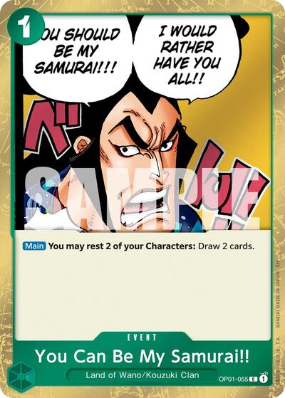 You Can Be My Samurai!! (Pirate Foil) (Premium Booster - The Best - Vol. 2) Near Mint Foil - Nick Nack's Full Frontal Attack