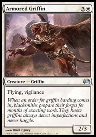Armored Griffin (Planechase 2012) Near Mint - Nick Nack's Full Frontal Attack