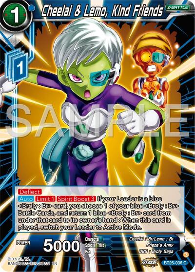 Cheelai and Lemo, Kind Friends (Ultimate Advent) Near Mint