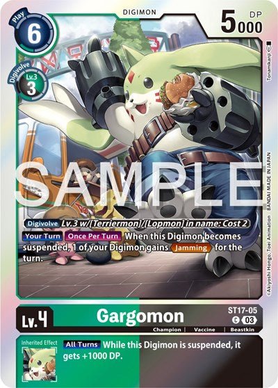 Gargomon (Starter Deck 17: Double Typhoon Advanced Deck Set) Near Mint Foil - Nick Nack's Full Frontal Attack