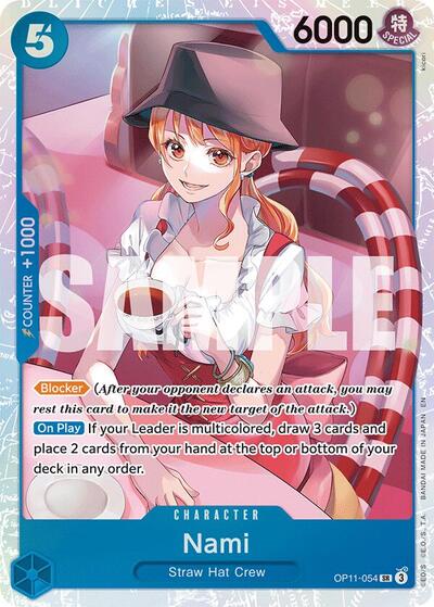 Nami (054) (A Fist of Divine Speed) Near Mint Foil