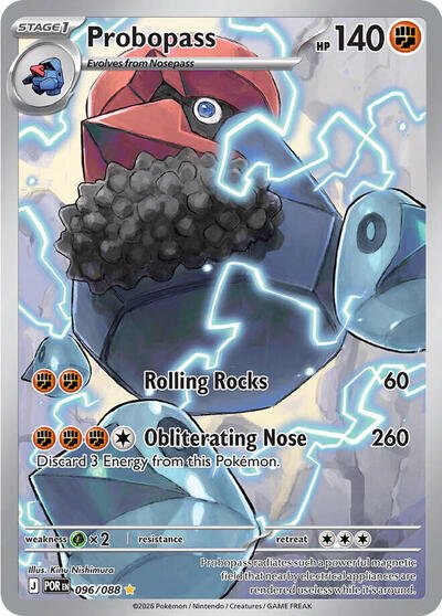 Probopass - 096 (ME03: Perfect Order) Near Mint Holofoil - Nick Nack's Full Frontal Attack