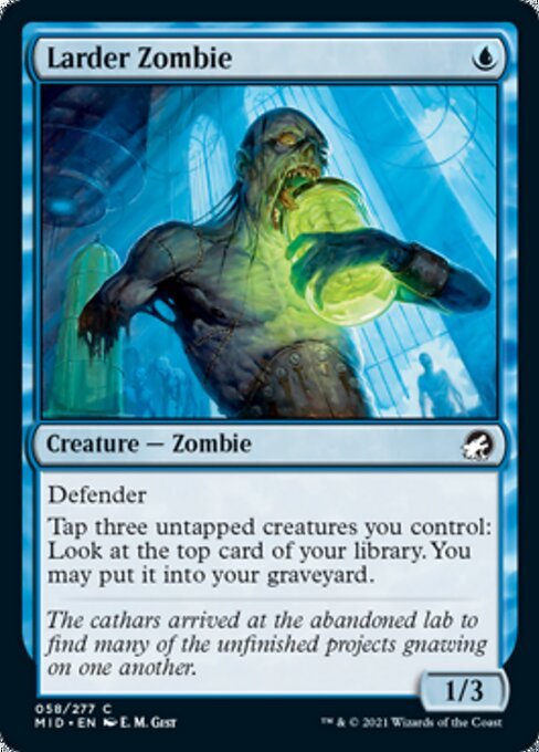 Larder Zombie (Innistrad: Midnight Hunt) Near Mint - Nick Nack's Full Frontal Attack