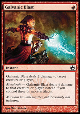 Galvanic Blast (Scars of Mirrodin) Light Play