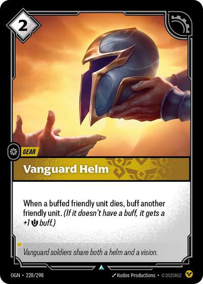 Vanguard Helm (Origins) Near Mint - Nick Nack's Full Frontal Attack