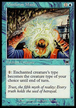 Mistform Mask (Onslaught) Light Play Foil - Nick Nack's Full Frontal Attack