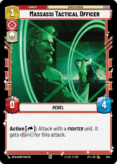 Massassi Tactical Officer (Foil) (Jump to Lightspeed) Near Mint Foil - Nick Nack's Full Frontal Attack