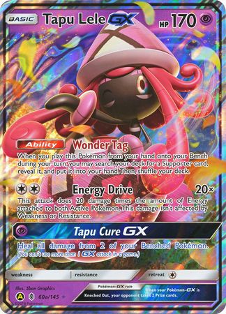 Tapu Lele GX (60a/145) (Tarjeta alternativa) (Tarjeta Jumbo) [Sol y Luna: Albor de los guardianes] 