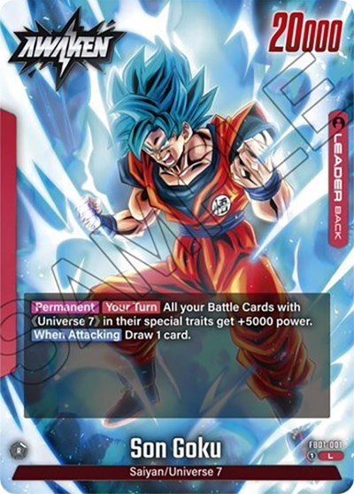 Son Goku FB01-001 (Awakened Pulse) Near Mint