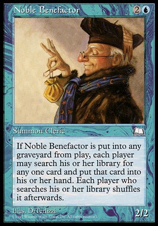 Noble Benefactor (Weatherlight) Light Play - Nick Nack's Full Frontal Attack