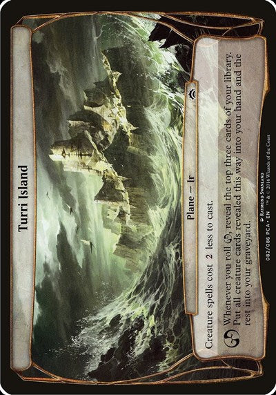 Turri Island (Planechase Anthology) (Oversize Cards) Near Mint