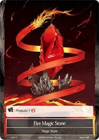 Fire Magic Stone (1-203) [Starter Deck: Wolves of the Raging Flames]