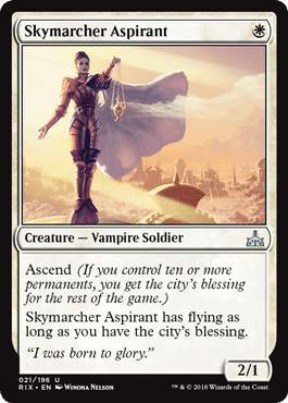 Skymarcher Aspirant (Rivals of Ixalan) Near Mint - Nick Nack's Full Frontal Attack