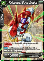 Katopesla, Sonic Justice (Divine Multiverse Draft Tournament) (DB2-148) [Tournament Promotion Cards]