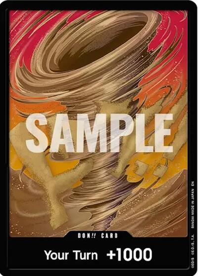 DON!! Card (Crocodile) (Double Pack Set Vol. 9) (The Azure Sea's Seven) Near Mint Foil