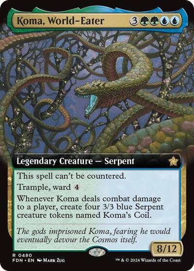 Koma, World - Eater (Extended Art) (Foundations) Near Mint - Nick Nack's Full Frontal Attack