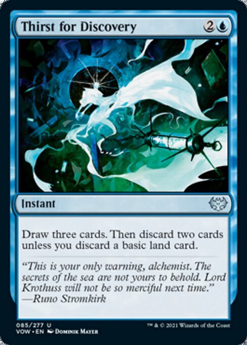 Thirst for Discovery (Innistrad: Crimson Vow) Near Mint - Nick Nack's Full Frontal Attack