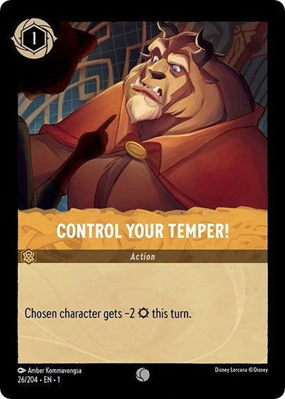 Control Your Temper! (The First Chapter) Near Mint - Nick Nack's Full Frontal Attack