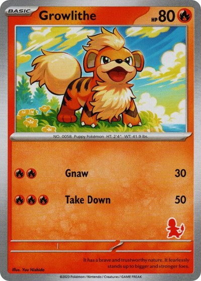 Growlithe (My First Battle) Near Mint
