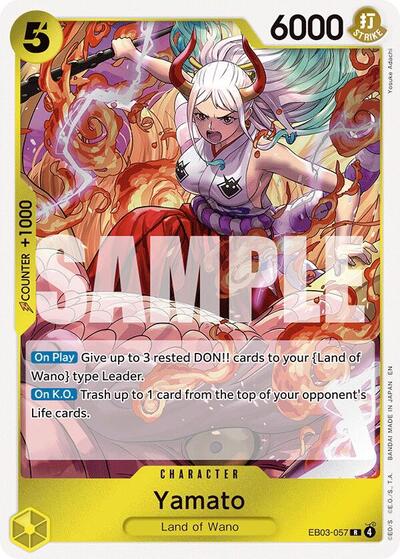 Yamato (Extra Booster: One Piece Heroines Edition) Near Mint Foil - Nick Nack's Full Frontal Attack