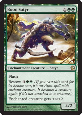 Boon Satyr (Theros) Near Mint - Nick Nack's Full Frontal Attack