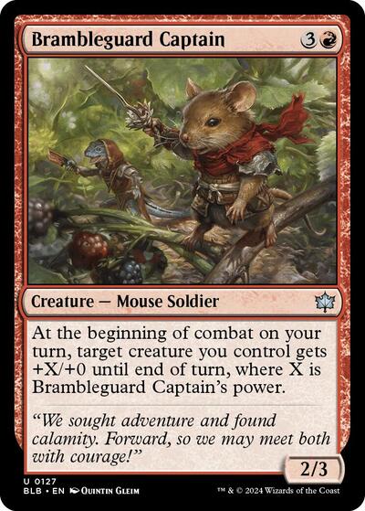 Brambleguard Captain (Bloomburrow) Near Mint