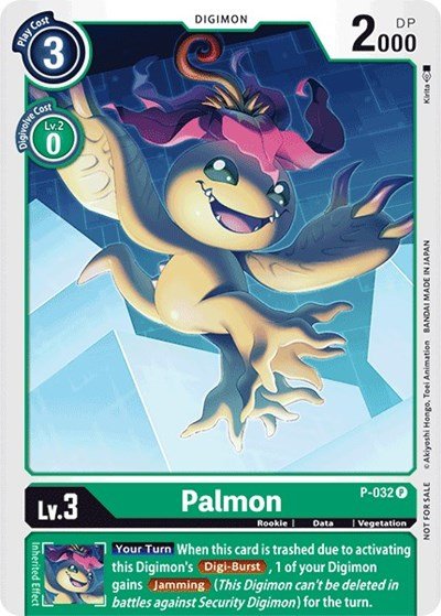 Palmon P - 032 (Digimon Promotion Cards) Near Mint - Nick Nack's Full Frontal Attack