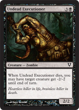 Undead Executioner (Avacyn Restored) Light Play