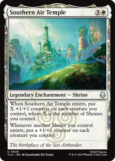 Southern Air Temple (Avatar: The Last Airbender) Near Mint - Nick Nack's Full Frontal Attack